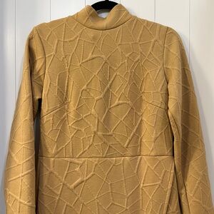 NWT Tan slit Sweater Dress